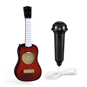 Wholesale Electric Musical Instrument Kid Electric Play Guitar for Children with Light for Hot Sale