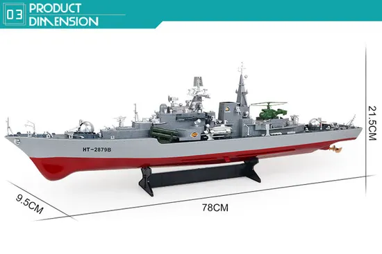 Wholesale Plastic 2.4G Remote Control RC Model Radio Control Boat