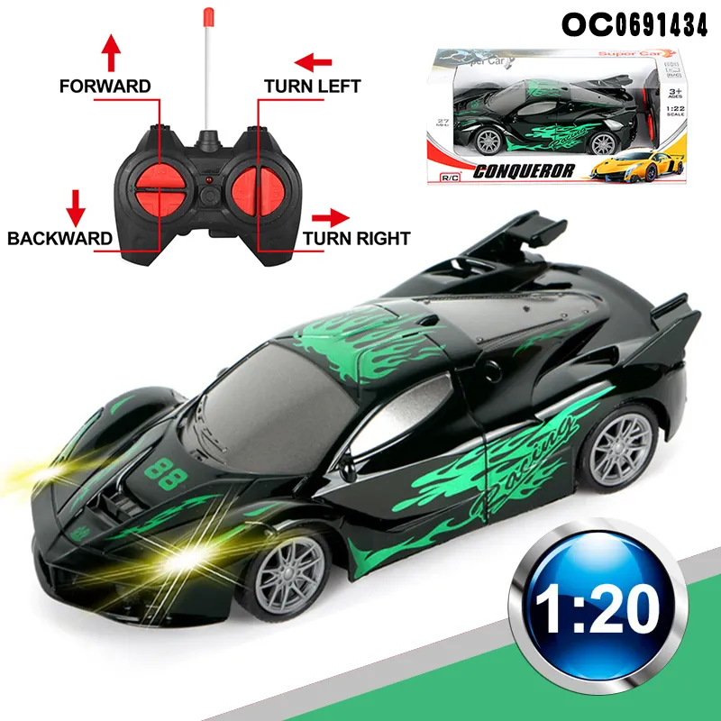 Wholesale High Speed Fast RC Drift Car Small Plastic Remote Control Road Racing Toy Car