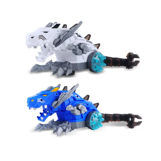 Wholesale Kids Light up Dinosaur Game Spray Battery Toys with Music