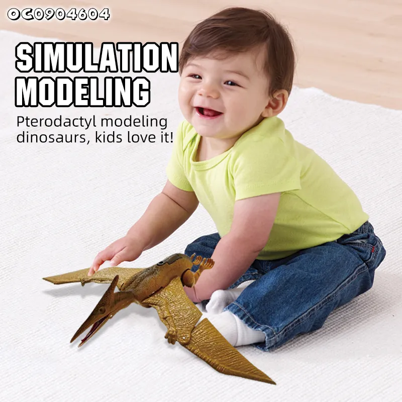 Display Box Plastic Jurassic Dinosaur Model Simulated Pterosaur Toy Flying B O Dinosaur Toy for Cognitive Education