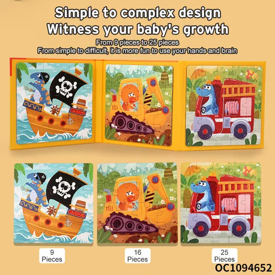 Sensory Montessoril Mini Jigsaw Puzzles Animal Shape Custom Puzzle Manufacturers Toys for Kids Child Brain Development Equipment