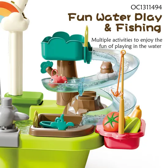 Wholesale Water Park Games Children Montessori Learning Magnetic Fishing Toy Ducks Fishing Game