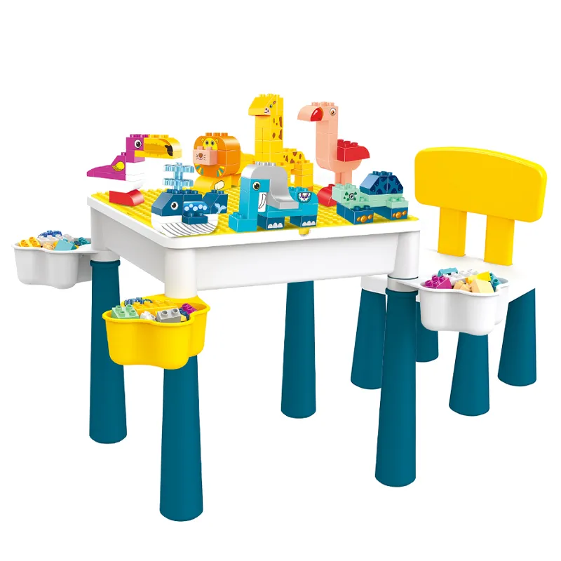 Wholesale Educational Montessori Creative Plastic Block Building Toys
