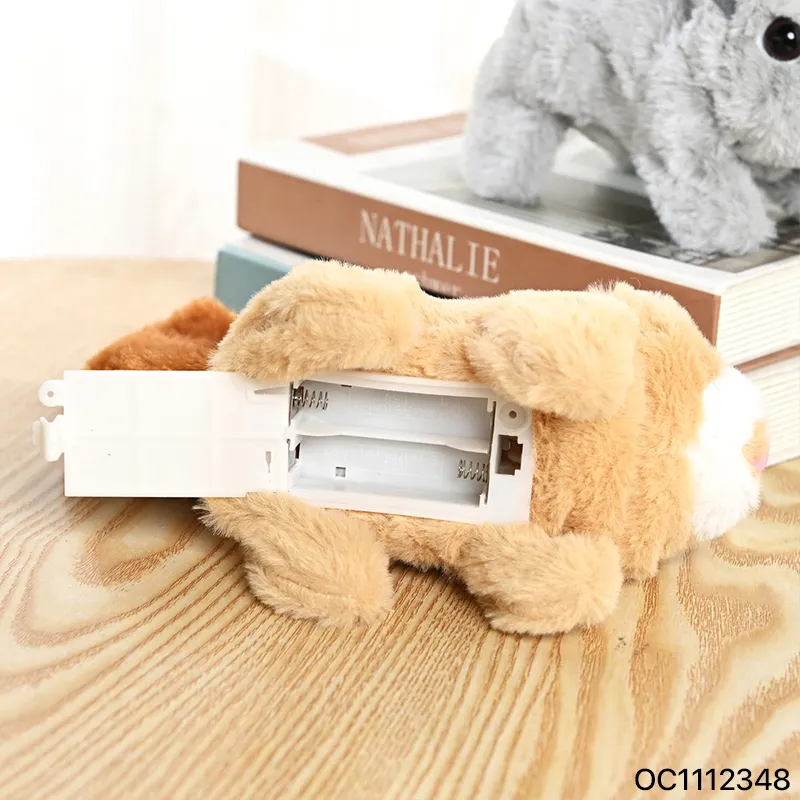 Wholesale Educational Plush Electric Walking Plastic Animal Plush Custom Stuffed Plush Doll Toy