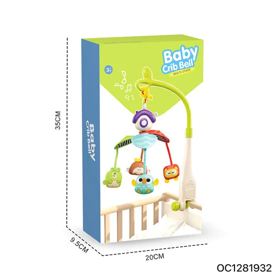 Wholesale Stuffed Animal Musical Hanging Small Plush Bear Baby Gift Set Toys
