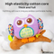 Wholesale Children Stuffed Anti-Stress Sensory Pull Animal Musical Plush Baby Sensory Owl Plush Toy