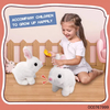 Wholesale Stuffed Electric Walking Interactive Plush Children Custom Rabbit Plush Toy Doll