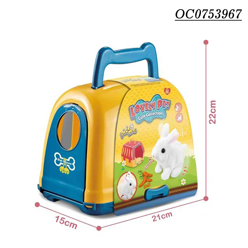 Wholesale Custom Stuffed Electric Custom Rabbit Plush Toy Doll for Kids with Sound Walk