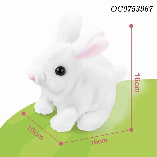Wholesale Custom Stuffed Electric Custom Rabbit Plush Toy Doll for Kids with Sound Walk