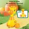 Wholesale Funny Cartoon Press and Go Animal Small Plastic Giraffe Baby Montessori Sensory Toy