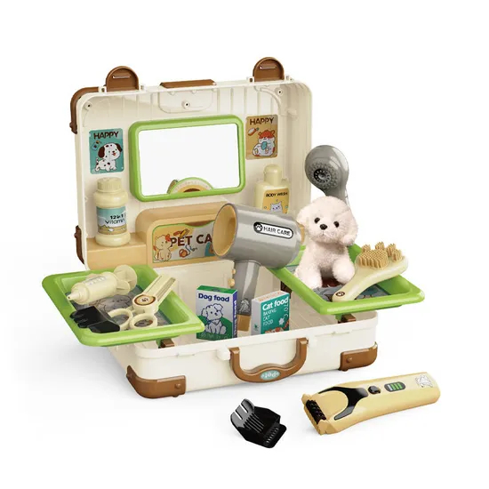 Wholesale Educational Dog Plush Pet Pretend Children's House Play Gift Set