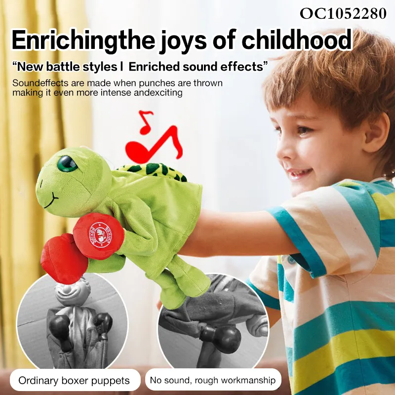 Wholesale Animal Stuffed Interactive Sports Fighting Doll Toy for Kids