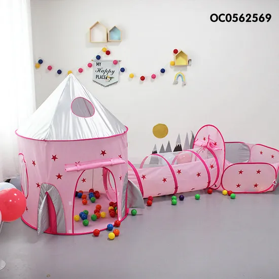 Wholesale Indoor Outdoor Funny Children's Pink Kids Play Tent House