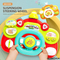 Children Educational Plastic Montessori Sensory Board Games Baby Steering Wheel Toys Wholesale