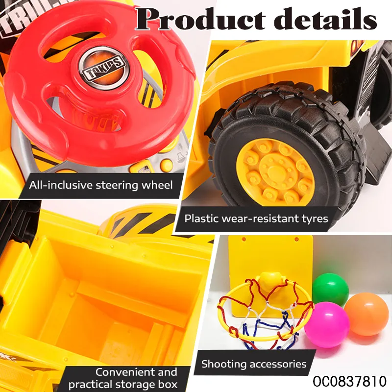 Wholesale Baby Cartoon Animal Lion Electric Ride on Plastic Balance Car