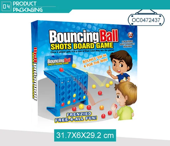 Wholesale Classic Kids Educational Bouncing Ball Shot Custom Children's Table Chess Board Game