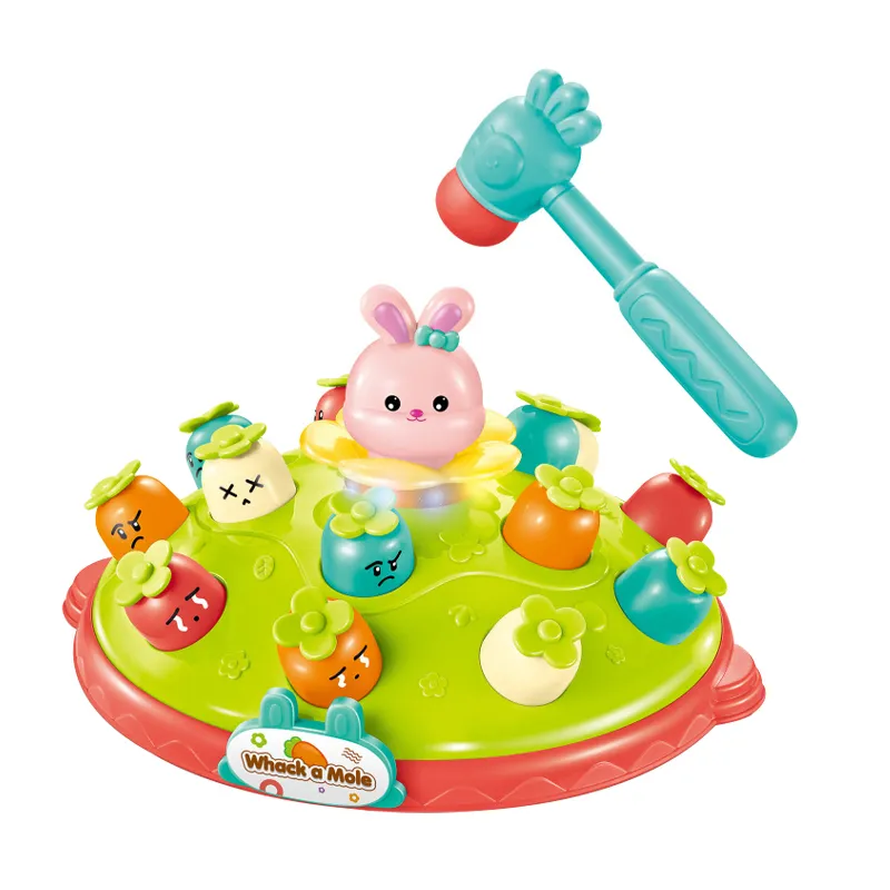 Wholesale Interactive Electronic Hammer Cartoon Whack a Mole Electronic Toy Family Board Game