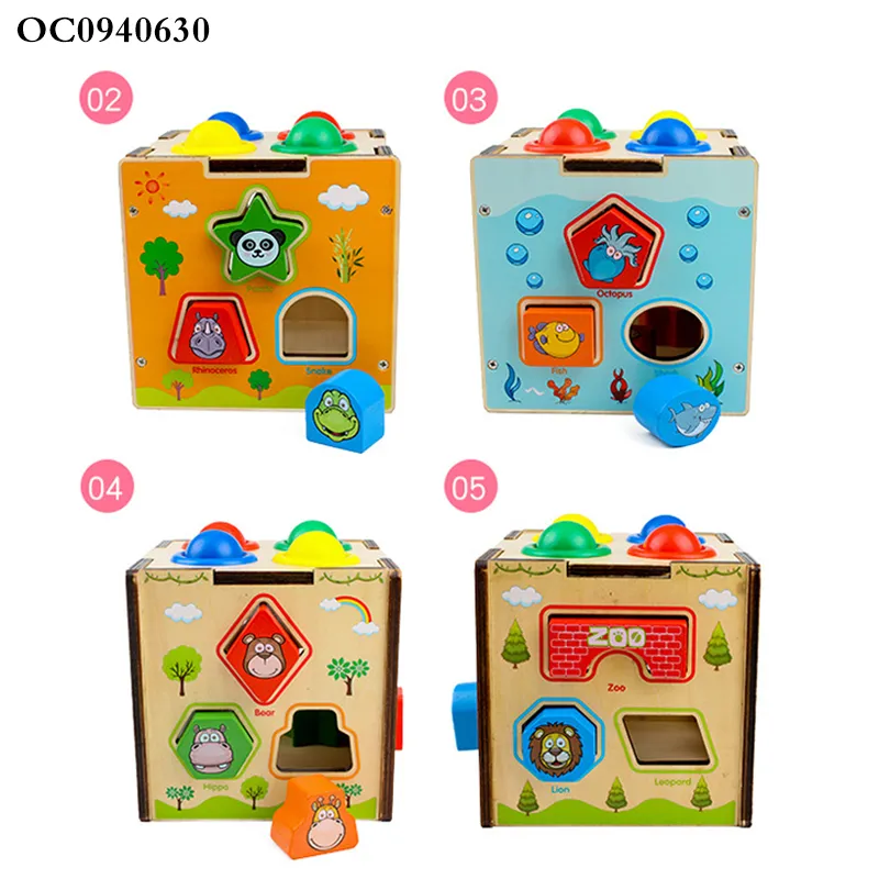 Wholesale Classic Kids Board Intelligent Whack a Mole Educational Wooden Baby Toy Game