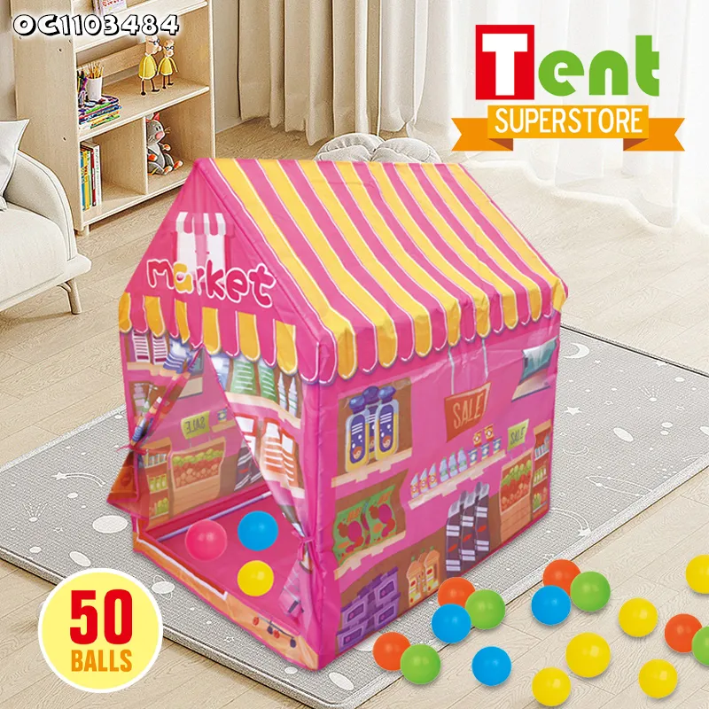 Wholesale Funny Kids Playhouse Children Tent Indoor Baby Folding Ocean Ball Pool Plastic Playhouse