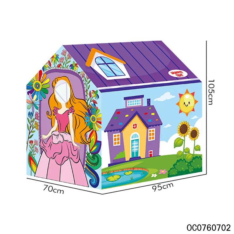 Children Funny Indoor Kids Model Coloring Toys Paint Plastic Playhouse