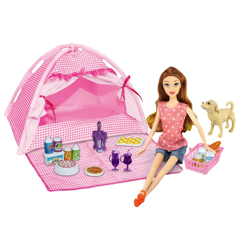 Wholesale Indoor Family Child Baby Doll Sets Kids Play Tent