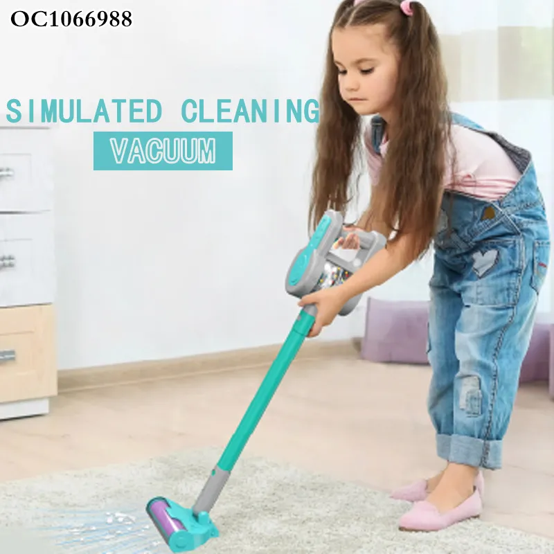 Wholesale Educational Plastic Pretend Play Home Cleaning Household Electric Cleaner Toy for Kids