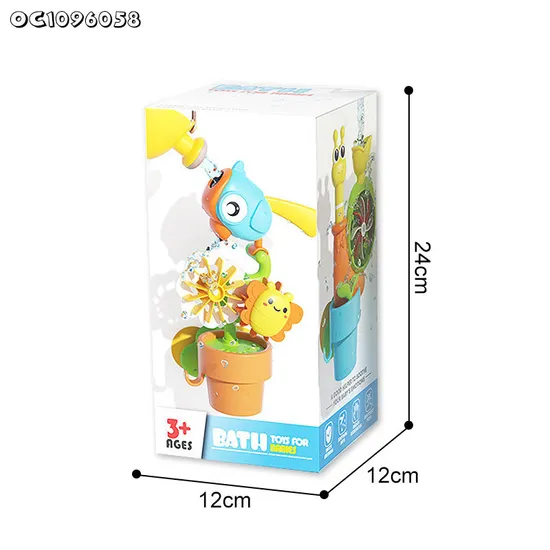 Wholesale Children Bathroom Flower Summer Water Play Game Equipment Splashing Baby Bath Toy
