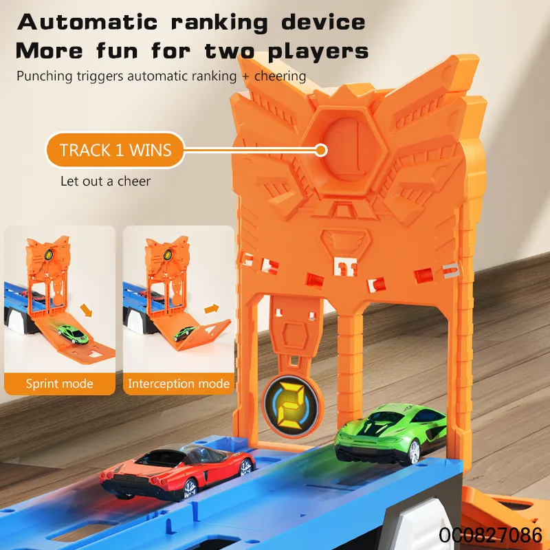 Deformation Truck Kids Game Ejection Rail Toys Slot Car Racing Track Sets Toy for Kids