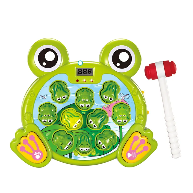 Wholesale Interactive Family Plastic Frog Game Baby Whack a Mole Electronic Board Game