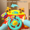 Baby Children Sensory Educational Electronics Steering Wheel Toys with Light and Music