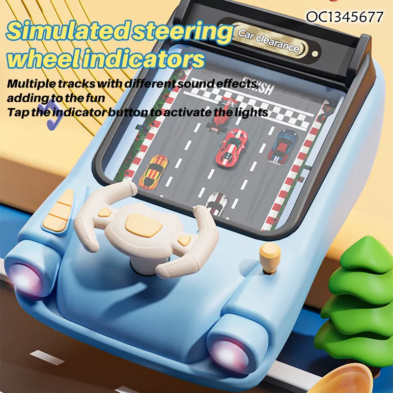 Wholesale Interactive Montessori Children Game Driving Interactive Racing Adventure Steering Wheel Educational Toy for Kids