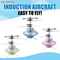 Wholesale Mini Children Controlled Hand Flying Light up Drone Toy for Children