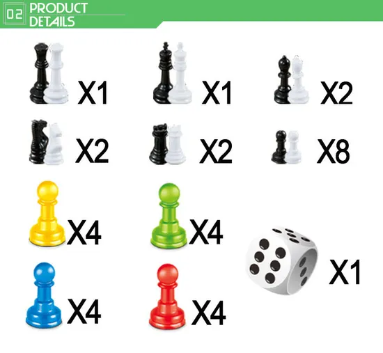 Wholesale Family 2 in 1 International Magnetic Chess and Flying Kids Playing Chess Board Set Game