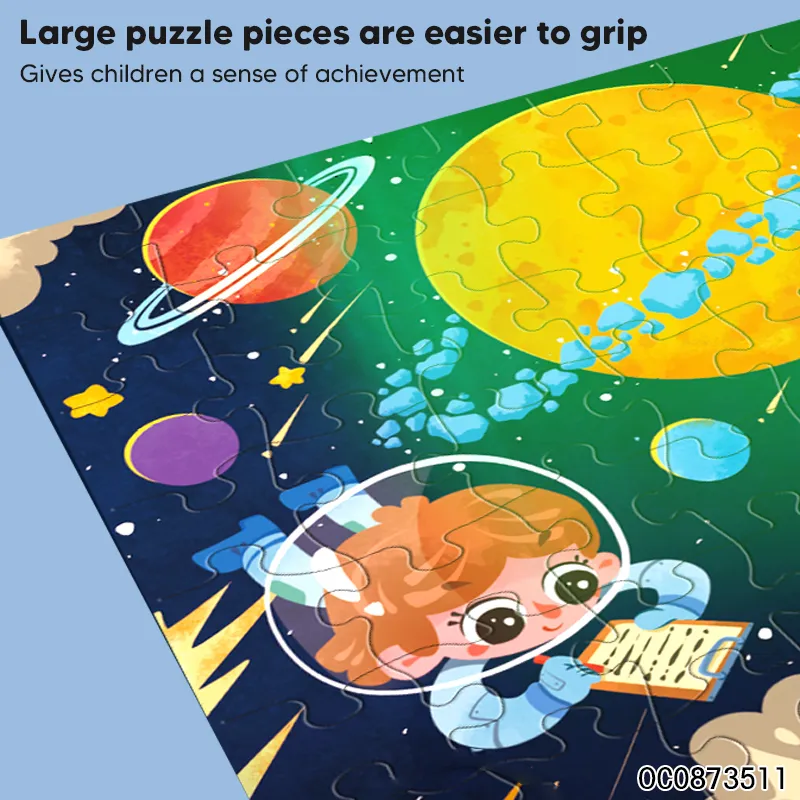96PCS Glow in The Dark Jigsaw Puzzles Educational Manufacturers Toy for Children