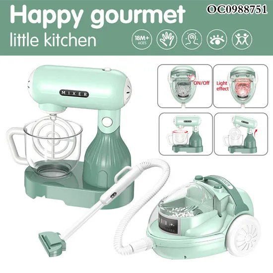 Wholesale Children's Toy Cleaner Role Play Pretend Kids Cleaning Play Toy with Light and Sound