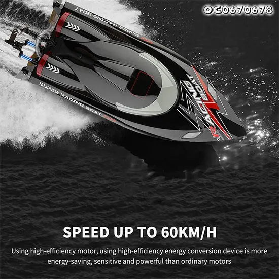 High Quality Plastic Speed Water Model Racing RC Remote Control Boat Toy