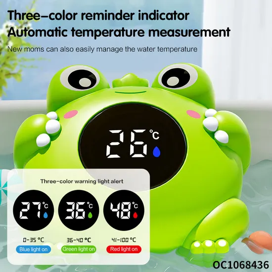 Wholesale Battery Operated Water Bathtub Friendly Baby Products Bath Floating Cartoon Frog Toy