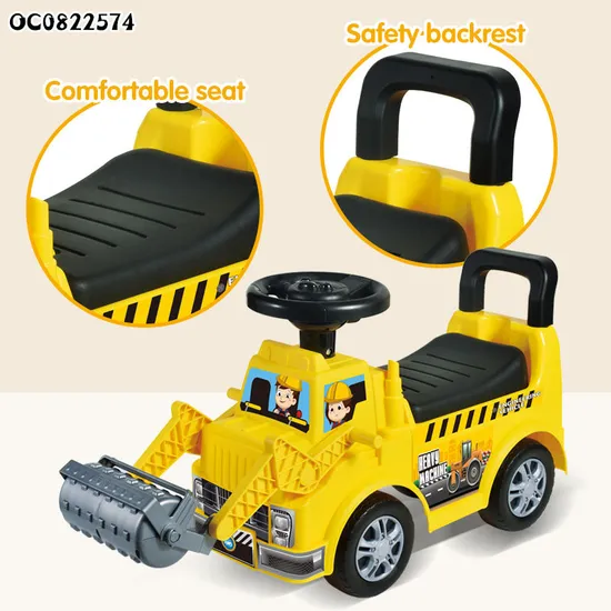 Wholesale Children Engineering Series Truck Model Kids Electric Ride on Car with Music