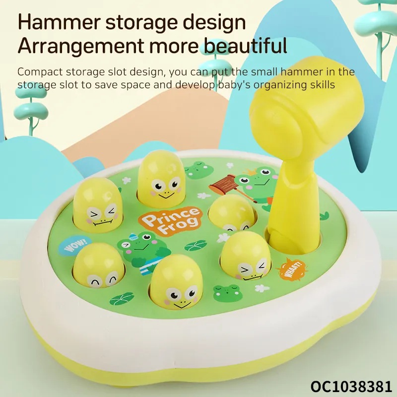 Wholesale Intelligence Child Interaction Training Plastic Whack a Mole Funny Electronic Board Games for Babies