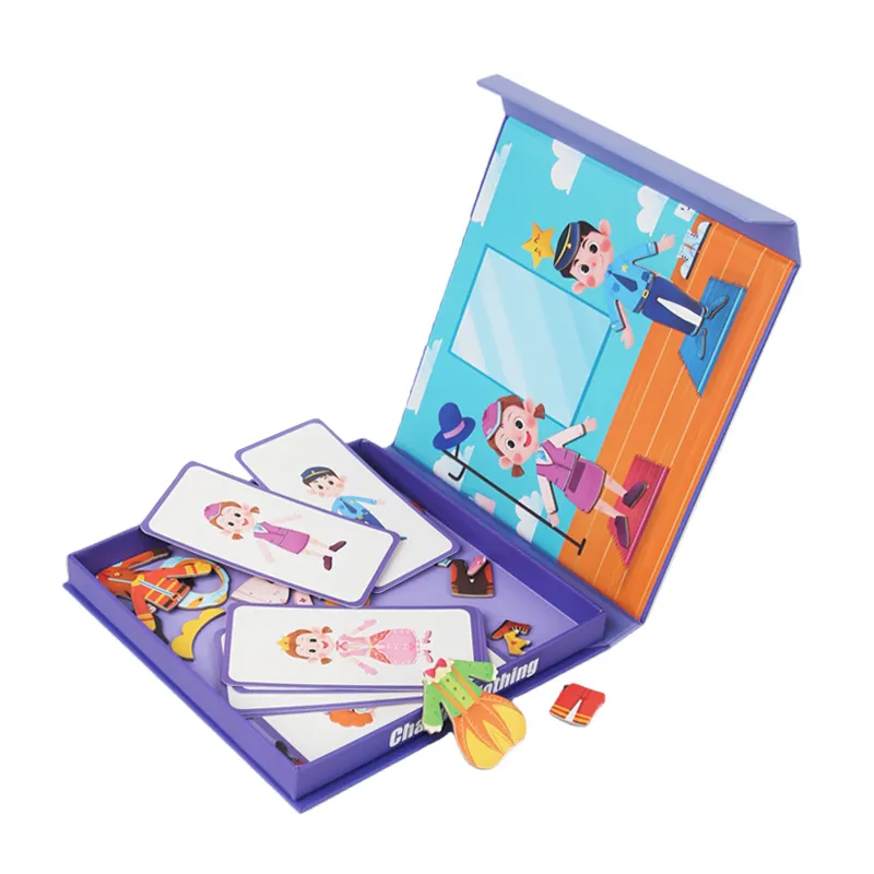 Change Clothes Game Shenzhen Wholesale Custom Printing Early Education Educational Toys Jigsaw Puzzle Toy for Sale
