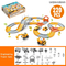 Battery Powered Engineering Truck Flexible Assembly Changeable Track Rail Car Parking Lot Slot Gift Toys for Boys Wholesale