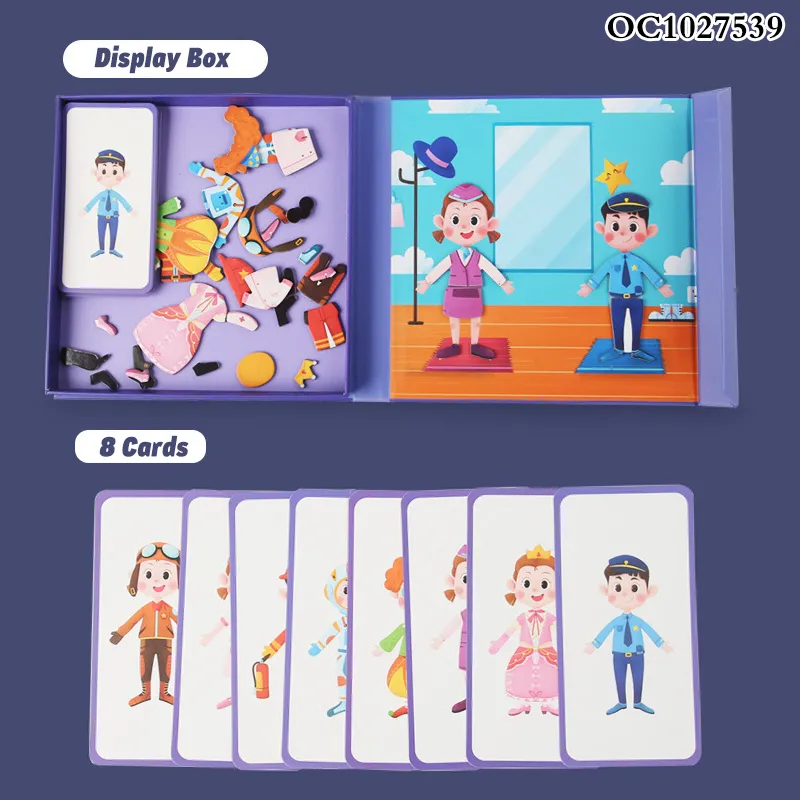 Change Clothes Game Shenzhen Wholesale Custom Printing Early Education Educational Toys Jigsaw Puzzle Toy for Sale