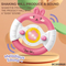 Cartoon Interesting Children Educational Rabbit Driving Car Plastic Musical Baby Steering Wheel Toy for Kids