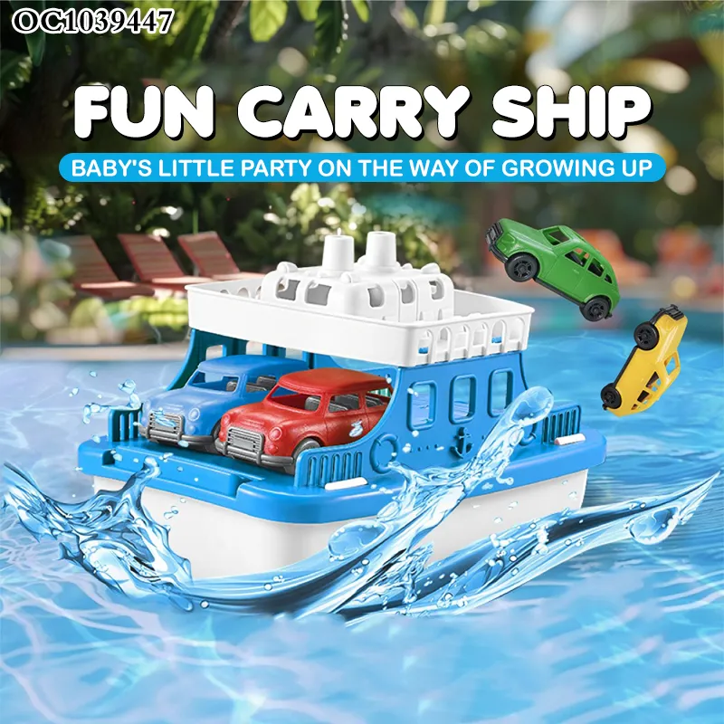 Wholesale Children Water Baby Bath Floating Boats Summer Hot Selling Plastic Shower Games Toys