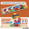 Jigsaw Puzzles Animal Shape Puzzle Blocks Toys Animal Wholesale Wooden Stack Balancing Board Games Toy for Kids Brain Development