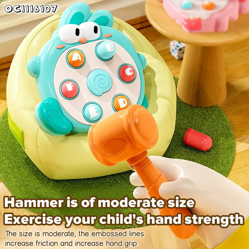 Wholesale Interactive Electronic Kids Baby Whack a Mole Interactive Hammer Family Board Game