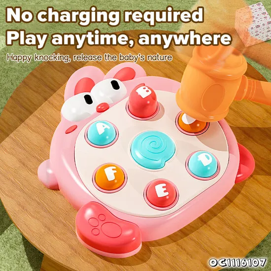 Wholesale Interactive Electronic Kids Baby Whack a Mole Interactive Hammer Family Board Game