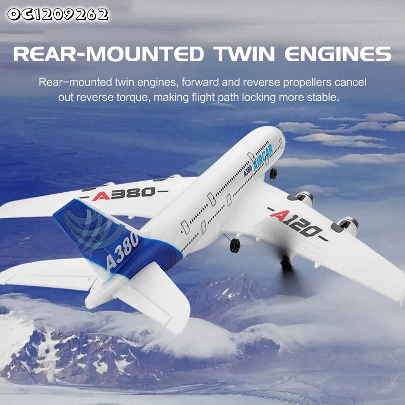 Wholesale Light up Flying Remote Control Foam RC Plane Model Aircraft for Children