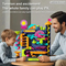 Adventure 360 Automatic Rolling Toy Sliding Ball Car Tower Toy Shooting Rotating Track Toy for Kids Hand Eye Coordination